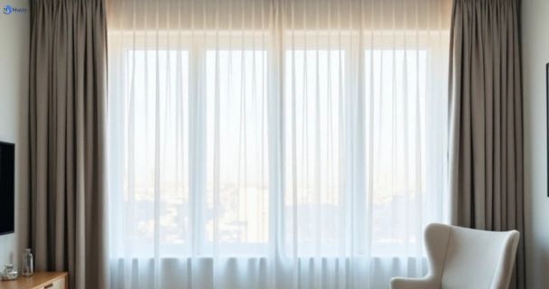 Freshly steam cleaned curtains in austinville QLD